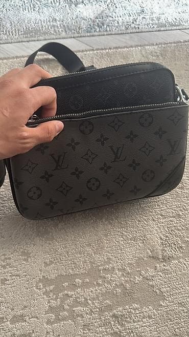рюкзак louis vuitton: Классическая сумка, Louis Vuitton, Материал: Комбинированный материал, Регулируемый ремень, Унисекс, Новый — 3