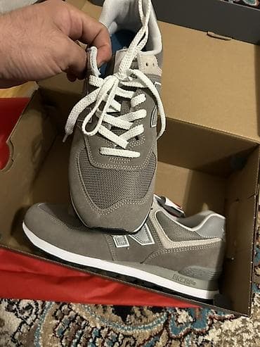 зимная обувь: Мужские кроссовки, 44, New Balance, Новый, цвет - Серый — 2