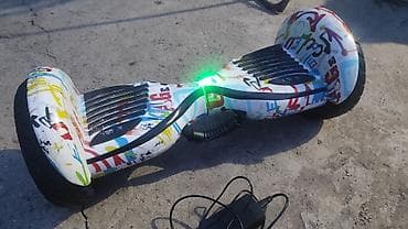 кр желеги: Гироскутер с подсветкой, граффити-расцветка корпуса. - Диаметр колес — 2