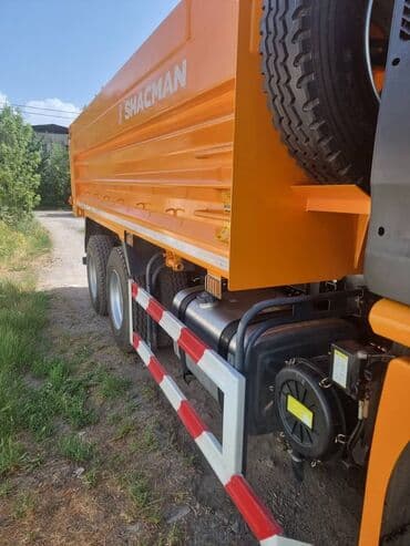 Ламинат: Услуги самосвала, Кара-Балта - Самосвал SHACMAN, оранжевый кузов — 5