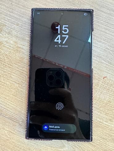 samsun: Samsung Galaxy S24 Ultra, Б/у, 256 ГБ, цвет - Серый, 2 SIM — 1