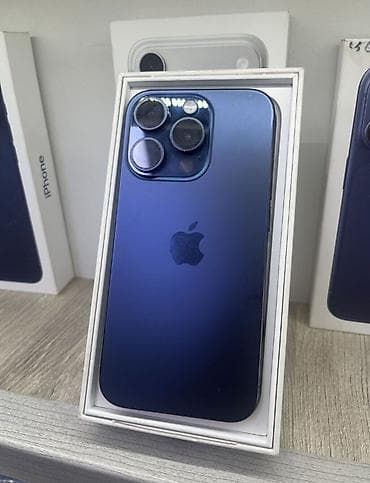 apple iphone x: IPhone 15 Pro, Б/у, 256 ГБ, Blue Titanium, Коробка — 2