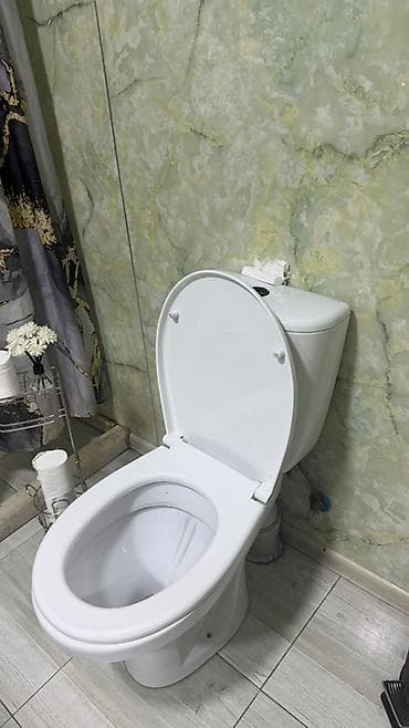 Унитаз Напольный, Материал: Фарфор