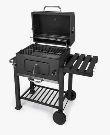мангал смокер: Гриль барбекью на угле на колесах. большой "XY-DS-34" Тип — 2