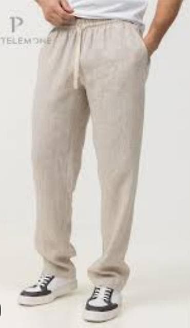 Рубашки: Мужские льняные брюки, размер: L-XL, бренд FIN (www.finwear.com). - — 1