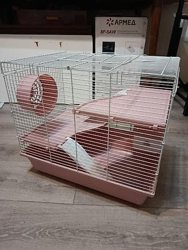 крысу: Продаем клетку почти новую, покупали для маленьких крысят. Удобная — 1