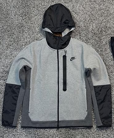 tech fleece nocta: Мужская толстовка, M, L, Nike, Б/у, цвет - Серый — 1