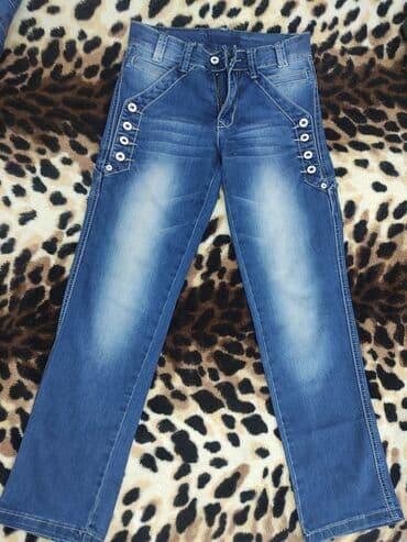 Джинсы: Продаю джинсы на мальчика, б/у, в отличном состоянии, качество — 3