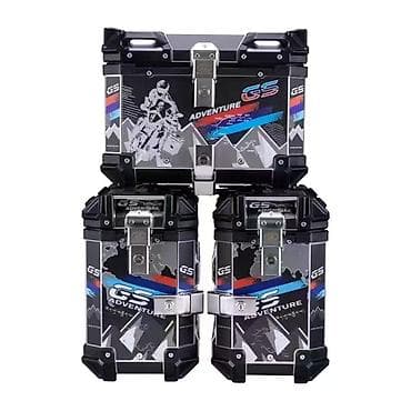 деревянные чехлы: Алюминиевые боковые кофры для мотоцикла с крепежом - Материал кофров — 5