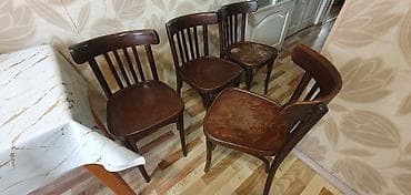 Напольные покрытия: Венский стул, Б/у, Дерево, цвет - Коричневый — 2