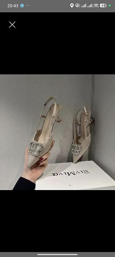 протекторы для обуви: Туфли, 39, 40, Balenciaga, Новый, цвет - Бежевый, Самовывоз, Платная доставка — 1