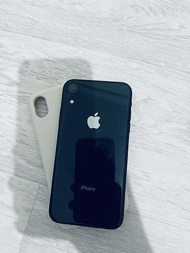 xr телефон: IPhone Xr, Б/у, 128 ГБ, Black Titanium, Защитное стекло, Чехол, 100 % — 2