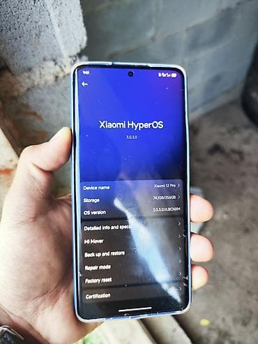 телевизор ч б: Xiaomi, 12 Pro, Б/у, 256 ГБ, цвет - Серый, 2 SIM — 2