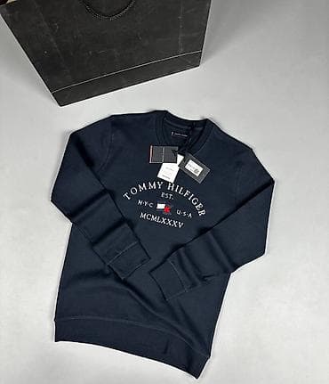фитнес одежды: Свитшот Tommy Hilfiger с фирменной вышивкой - Классический крой — 5