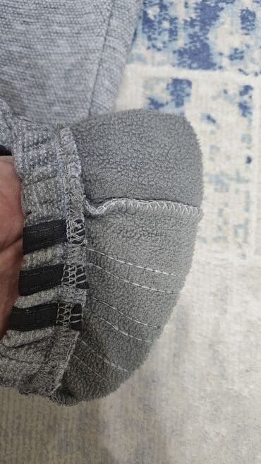 детская зимняя обувь для мальчиков: Разные подростковые брючки 4 пары + бомпер утеплённый, длина брюк на — 17