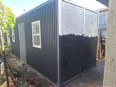 act building: Металлический бытовой модуль/хозблок - Каркасный модуль прямоугольной — 1