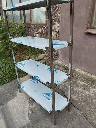 4 5мм: Стеллаж 115х40х170 толщина листа 0.9 мм нержавейка изготовим любых — 2