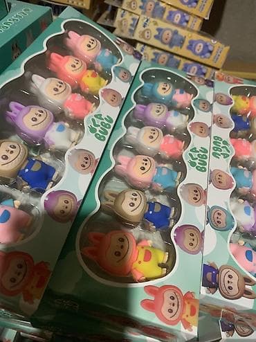 pokemon: Набор фигурок Labubu — серия Hero Gathering. - Комплект коллекционных — 7