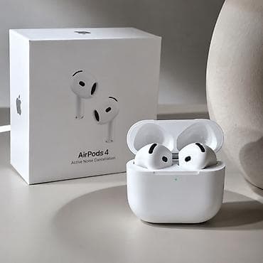 Техника и электроника: AirPods 4 с активным шумоподавлением (ANC) - Активное шумоподавление — 1