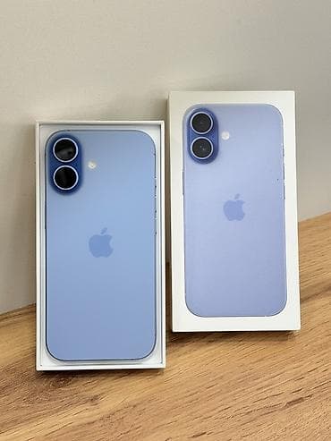 IPhone 17, Колдонулган, 256 ГБ, Көк, Куту, 100 %