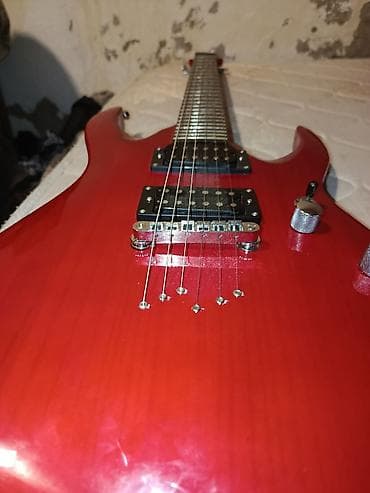 гитара советская: Электрогитара Sejong (корея) в ярком красном цвете. - Корпус — 2