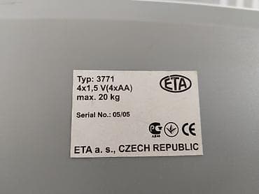 домашние вещи: Детские электронные весы ETA 3771 - Тип: электронные весы с широкой — 4