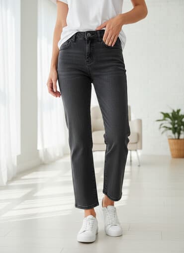 Джинсы и брюки, цвет - Серый