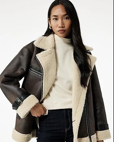 Дубленка, Авиатор, Турция, Короткая модель, M