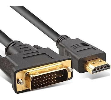 Кабель HDMI - DVI-D
Длина: 1.5 м at lalafo.kg Кабель HDMI - DVI-D
Длина: 1.5 м