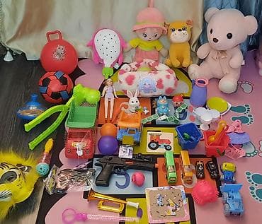 дети и игрушки: Большой набор детских игрушек и развивашек Состав (см. фото): - — 1