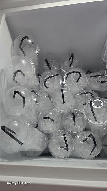 стакан со льдом: 🧊🧊🧊 СВЕЖИЙ ЛЁД В СТАКАНЧИКАХ 500 ml. Для быстрого охлаждения без — 3