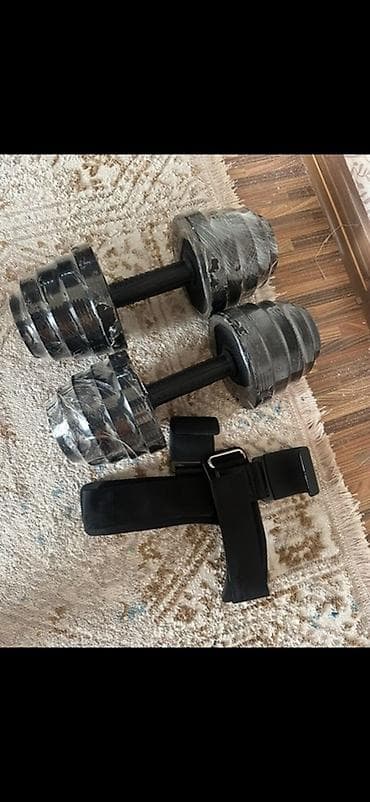 трюковой самока: Разборные гантели - Комплект: 2 гантели с наборными дисками и — 2