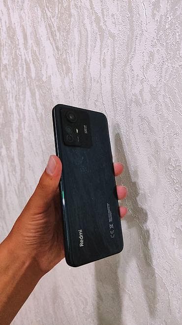 чехоы: Redmi, Redmi Note 12S, Б/у, 256 ГБ, цвет - Черный, 1 SIM, 2 SIM — 2