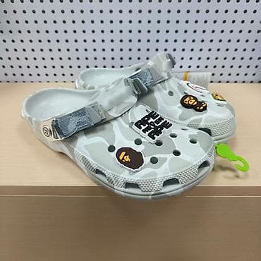 Сабо, 45, 36, Crocs, Новый, цвет - Серый, Платная доставка