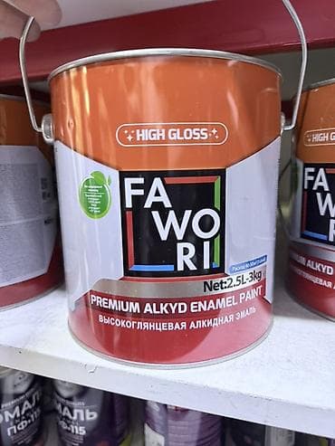 FAWORI Premium Alkyd Enamel Paint — высокоглянцевая алкидная эмаль at lalafo.kg FAWORI Premium Alkyd Enamel Paint — высокоглянцевая алкидная эмаль