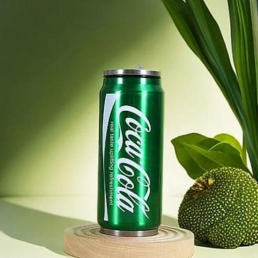 кола кырышка: Термостакан-банка Coca‑Cola с крышкой и выдвижной трубочкой - — 2