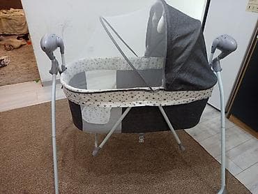 Детские электрокары: Люлька, Б/у, Колыбель, Металл, цвет - Серый, Самовывоз — 7
