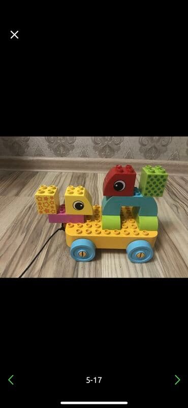 купить лего недорого: Развивающий игровой нобор lego duplo. каталка1000 сом. Набор состоит — 5