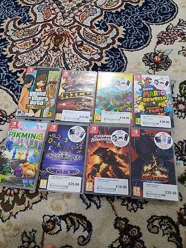 nintendo game boy advance sp: Коллекция физических игр для Nintendo Switch (кассеты в фирменных — 2