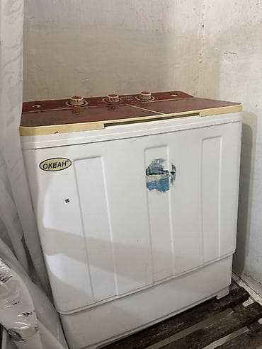 Полуавтоматическая стиральная машина «Океан» с боковой центрифугой. - at lalafo.kg Полуавтоматическая стиральная машина «Океан» с боковой центрифугой. -