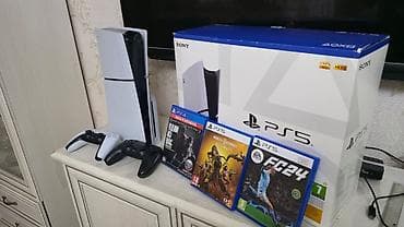сони плейстейшен 5: PlayStation 5 (версия с приводом Blu‑ray). В комплекте: - Консоль PS5 — 1