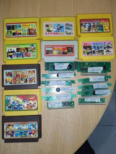 Продаю картриджи и платки для Денди, цена платки по 100, картриджи at lalafo.kg Продаю картриджи и платки для Денди, цена платки по 100, картриджи