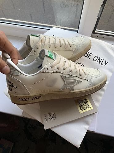Жеке буюмдар: Эркектердин кроссовкасы, 39, 40, 41, Golden Goose, Жаңы, түсү - Ак, Өзү алып кетүү, Акысыз жеткирүү, Акылуу жеткирүү — 6