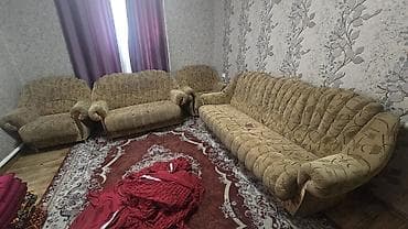 Дом и сад: Угловой диван, C подушками, Трехместный — 2