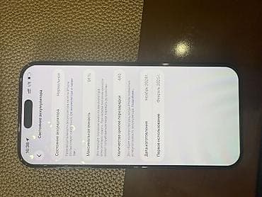 redmo note 11: IPhone 16 Pro Max, Б/у, 256 ГБ, Blue Titanium, Защитное стекло, Чехол, Коробка, 91 % — 2
