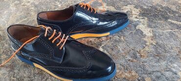 Туфли: Мужские туфли, 40, Новый, цвет - Синий, Самовывоз, Платная доставка — 1