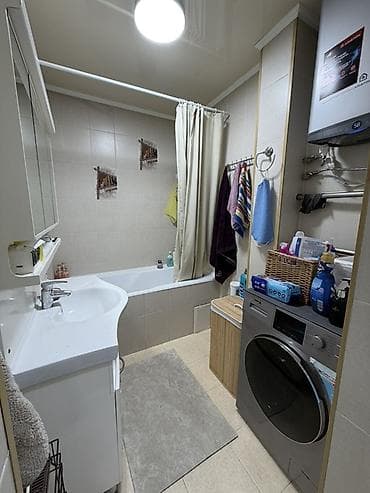 2 bedroom: 2 комнаты, 54 м², 7 мкр 106 серия улучшенная, 3 этаж — 7