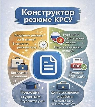 Сделаю резюме за 5 минут! Имеются разные стили шаблонов - Создание