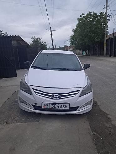 Hyundai Accent: 2016 г., 1.4 л, Автомат, Бензин, Седан