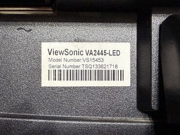 ноутбук цена джалал абад: Монитор, ViewSonic, Б/у, LED, 23" - 24" — 4